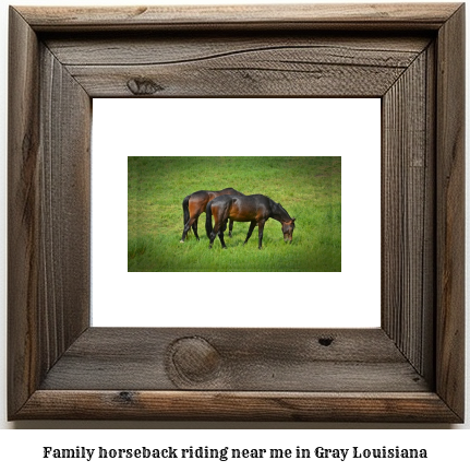 family horseback riding near me in Gray, Louisiana